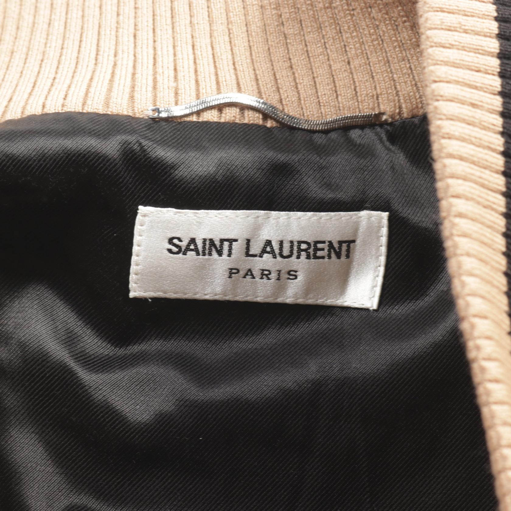 Saint Laurent Paris Teddy Fabric Jacket - Image 6