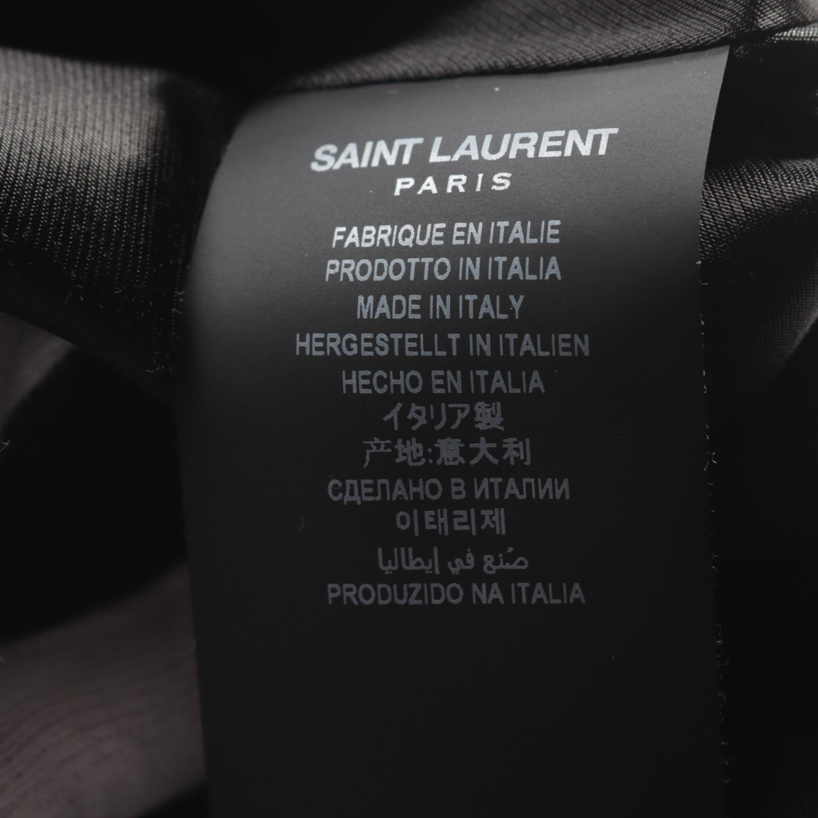 Saint Laurent Paris Teddy Fabric Jacket - Image 12