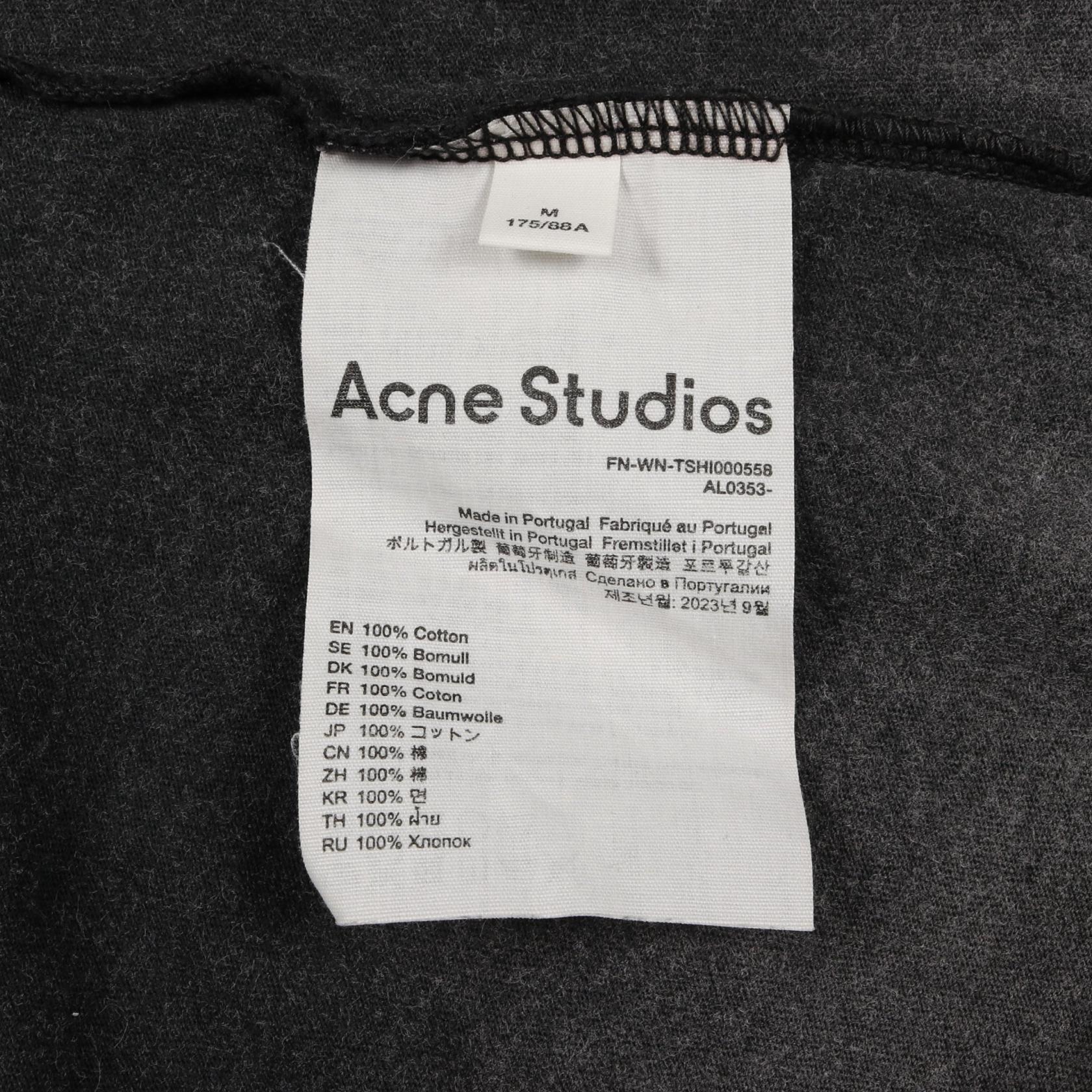 Acne Studios Fade Logo Cotton Top - Image 4