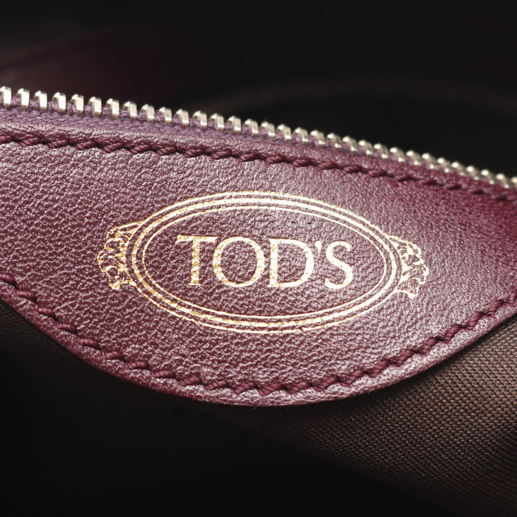 Tod's Leather Fur 2way Handbag - Image 4