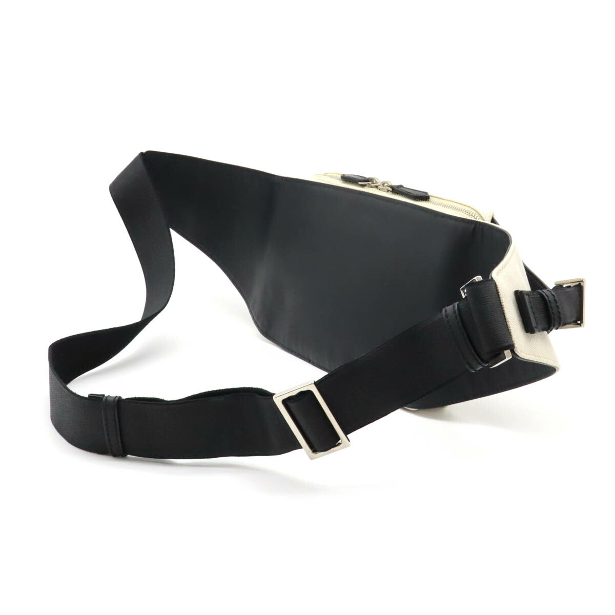 Balenciaga Canvas/Leather Body Bag Waist Bag 433625 - Image 2