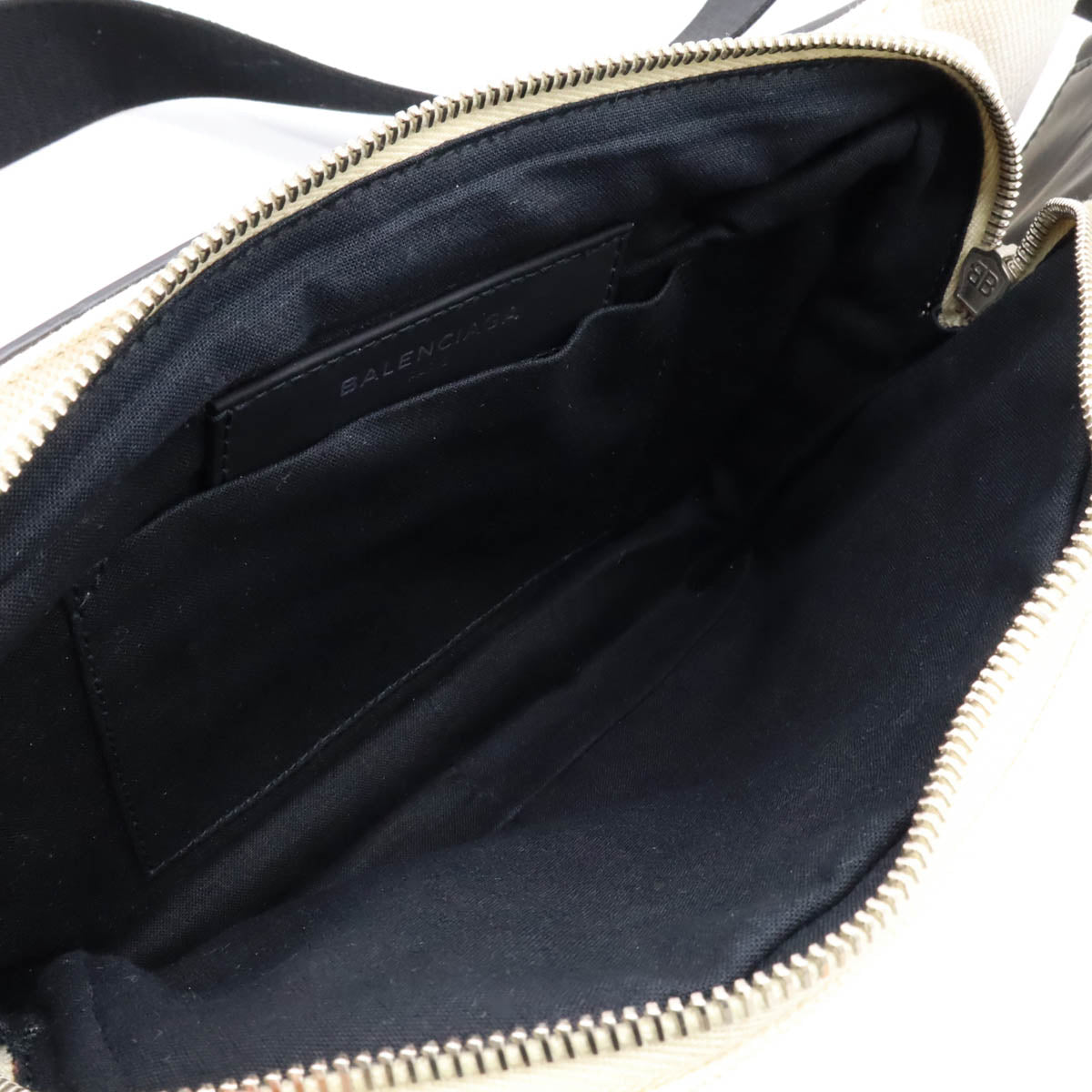 Balenciaga Canvas/Leather Body Bag Waist Bag 433625 - Image 5