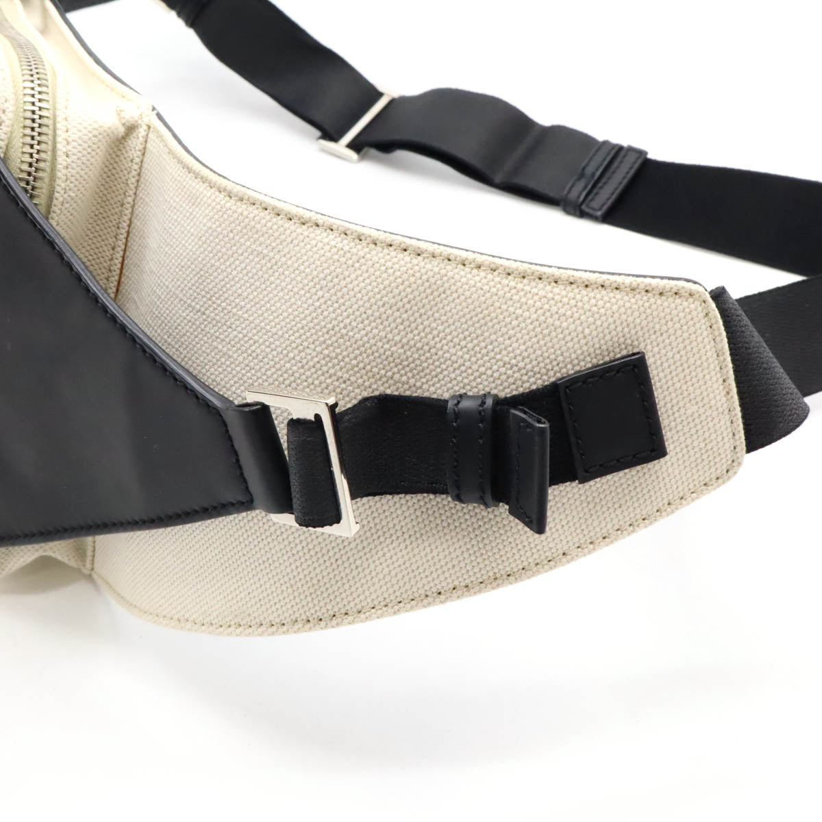 Balenciaga Canvas/Leather Body Bag Waist Bag 433625 - Image 7