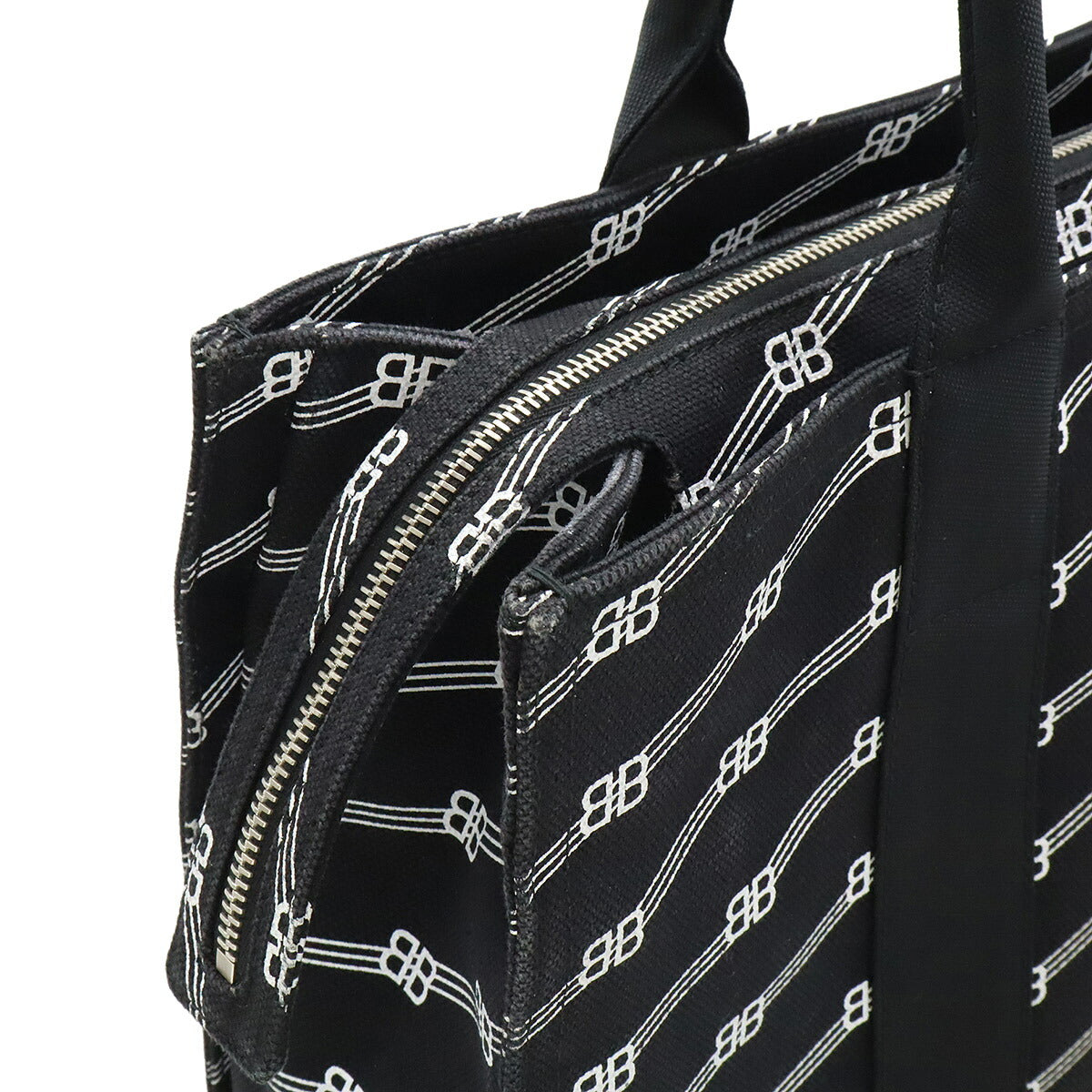 Balenciaga BB Monogram Canvas 2way Bag - Image 7