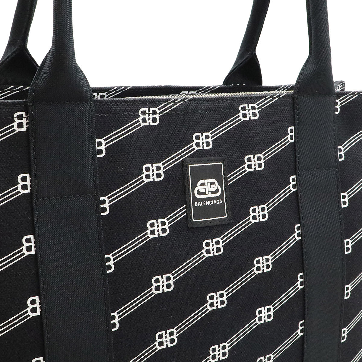 Balenciaga BB Monogram Canvas 2way Bag - Image 8