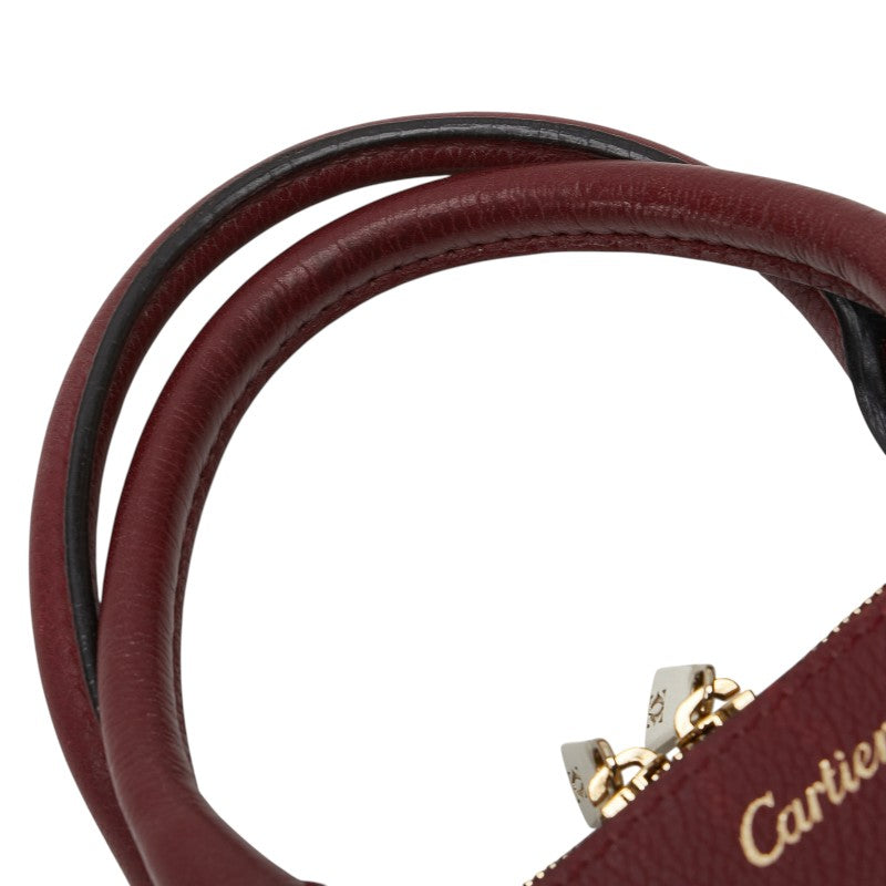 Cartier C de Cartier Leather Handbag - Image 14