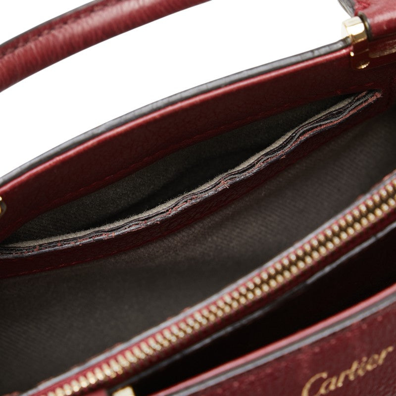 Cartier C de Cartier Leather Handbag - Image 15