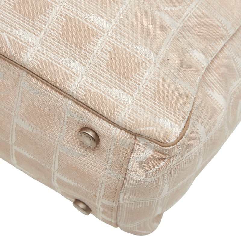 Chanel Coco Mark New Travel Line Canvas Leather Tote Bag - Image 12