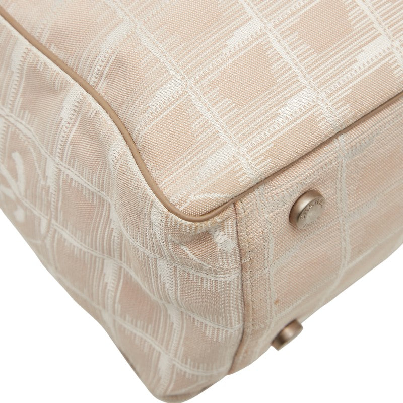 Chanel Coco Mark New Travel Line Canvas Leather Tote Bag - Image 13