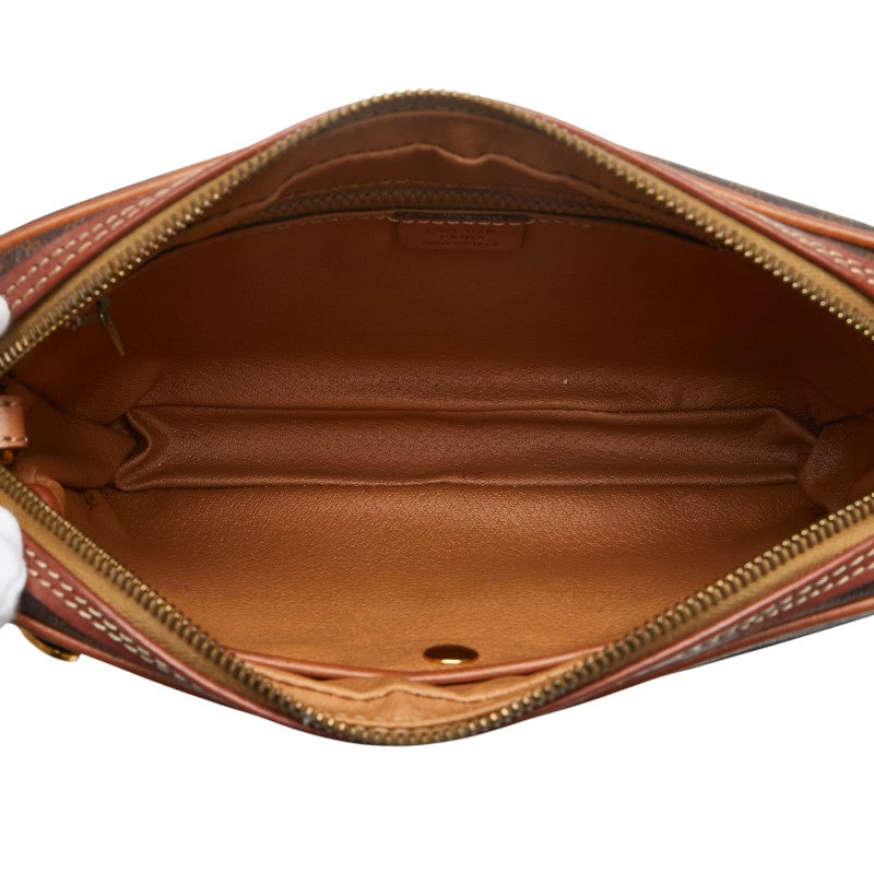 Celine Macadam PVC Leather Clutch Bag - Image 35