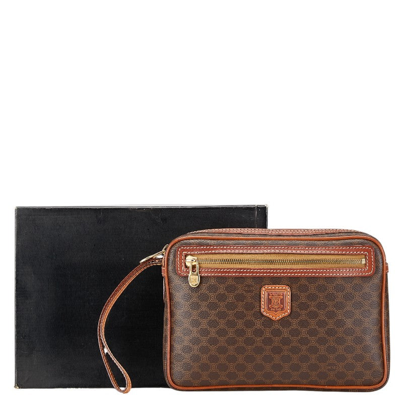 Celine Macadam PVC Leather Clutch Bag - Image 38