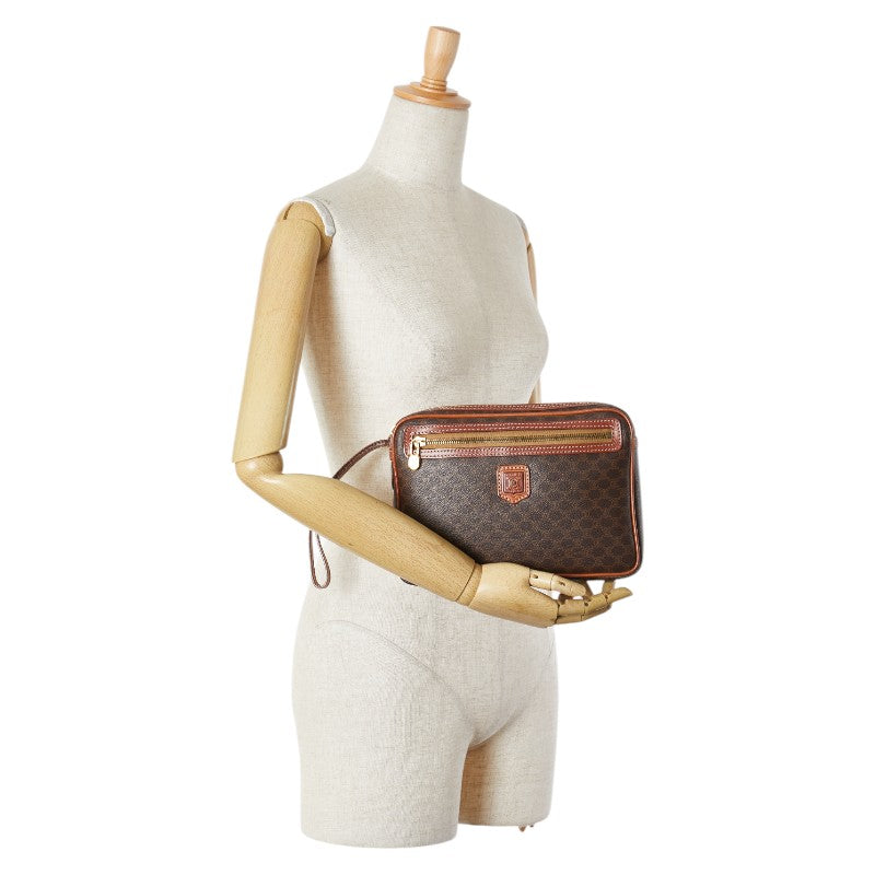 Celine Macadam PVC Leather Clutch Bag - Image 39