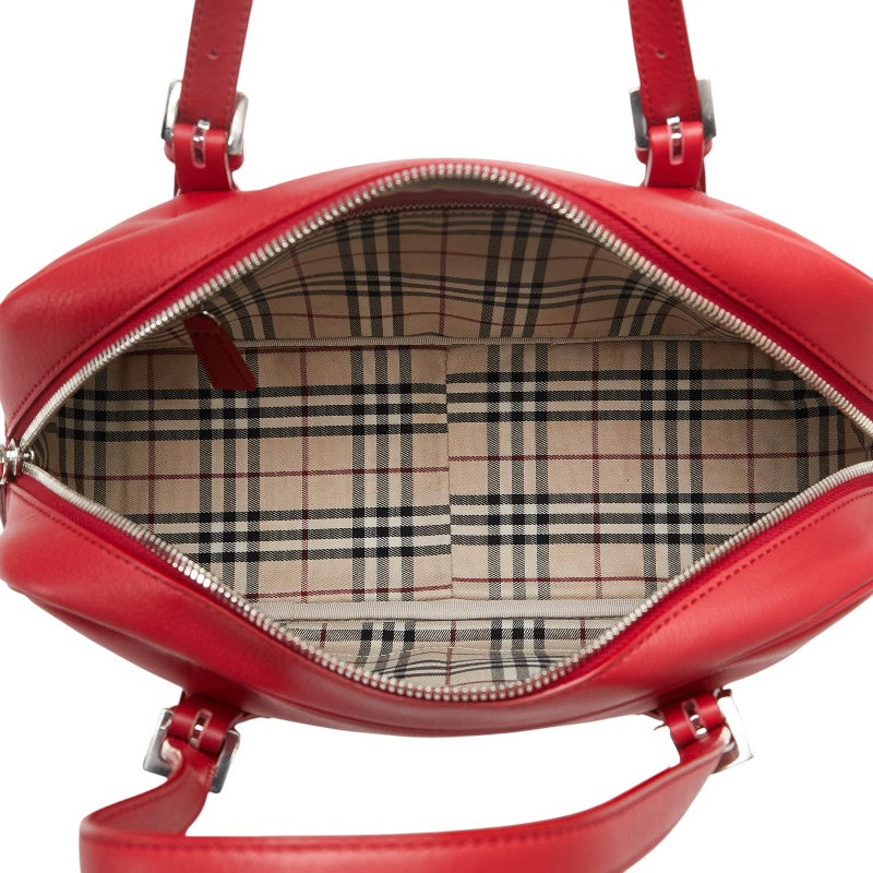 Burberry Nova Check Leather Handbag - Image 14