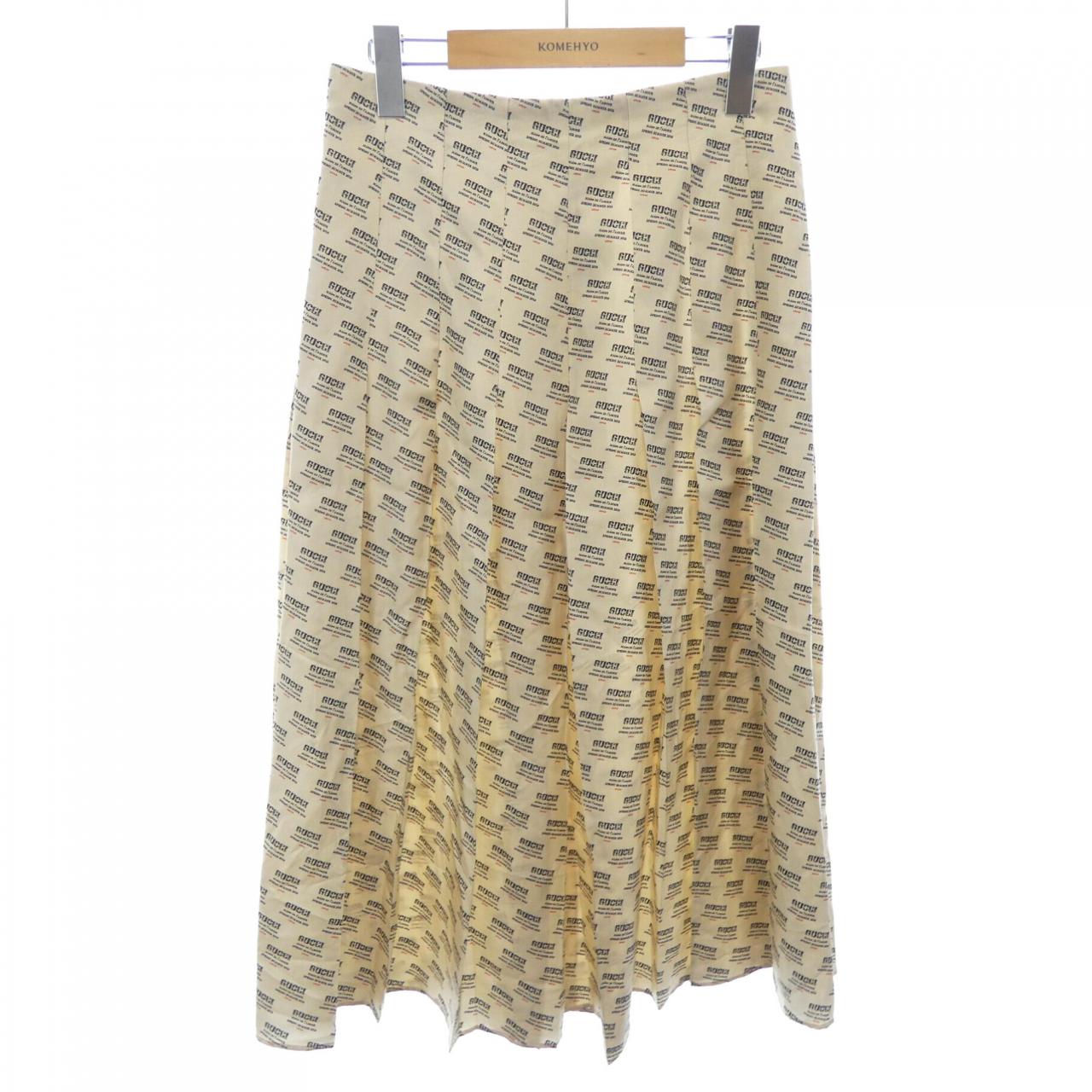 Gucci 409370 ZKF06 Silk Skirt