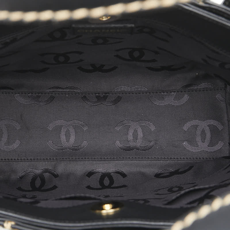 Chanel Coco Mark Wild Stitch Lambskin Tote Bag - Image 11