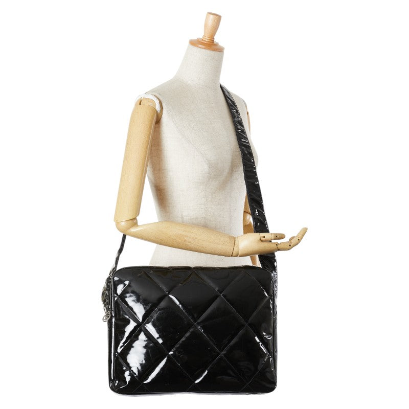 Chanel Matelasse Patent Leather Shoulder Bag - Image 13
