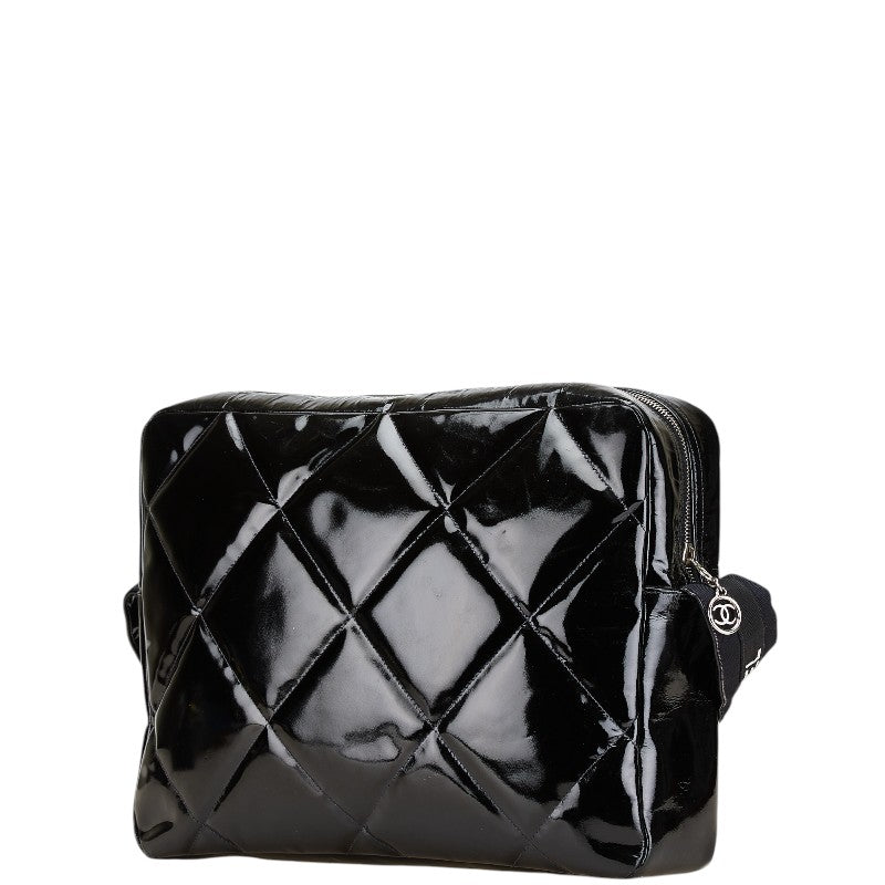 Chanel Matelasse Patent Leather Shoulder Bag - Image 14