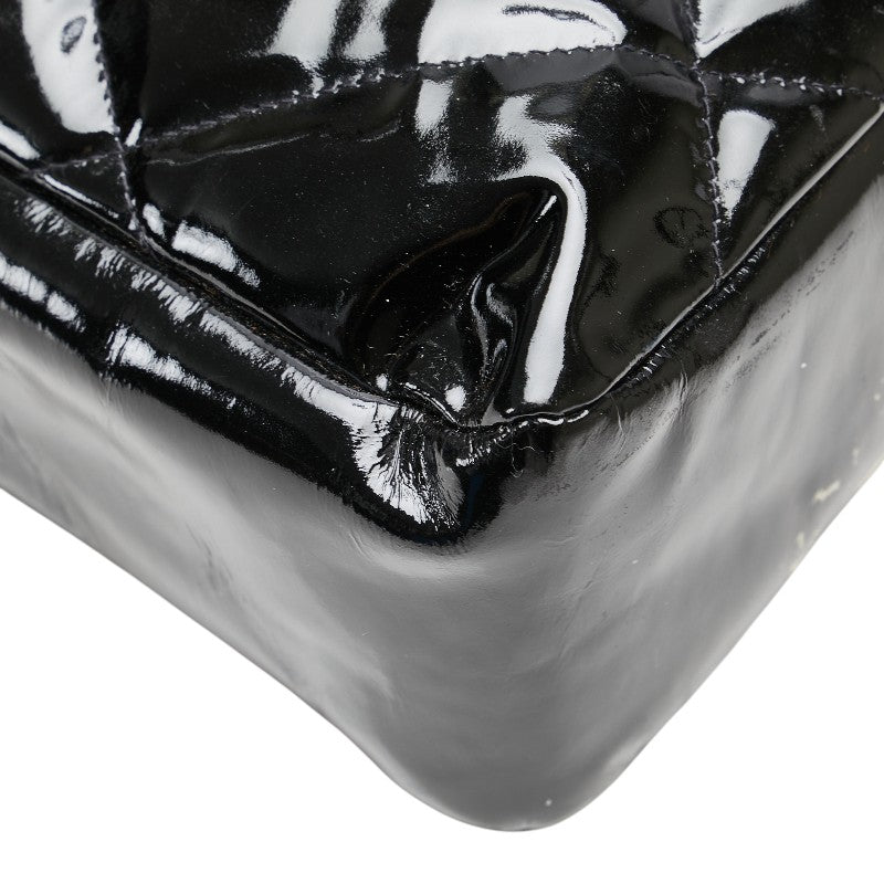 Chanel Matelasse Patent Leather Shoulder Bag - Image 16