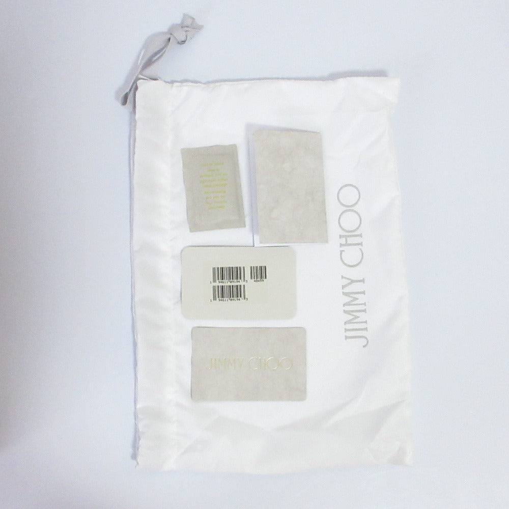 JIMMY CHOO CAYLA Leather Clutch Bag - Image 20