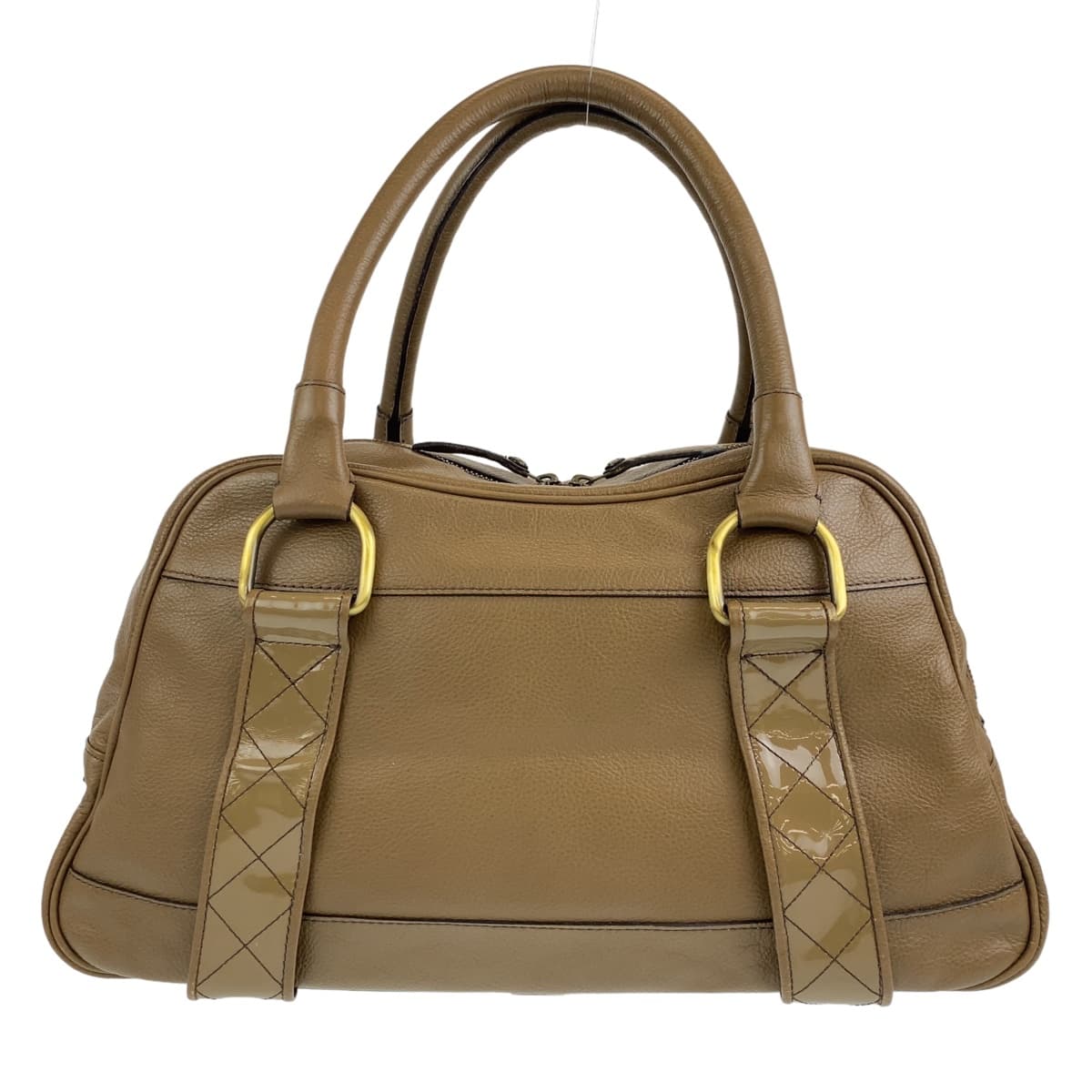Burberry Medium Check Leather 2way Bag - Image 2