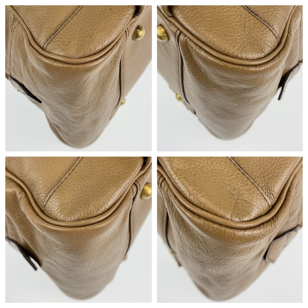 Burberry Medium Check Leather 2way Bag - Image 3