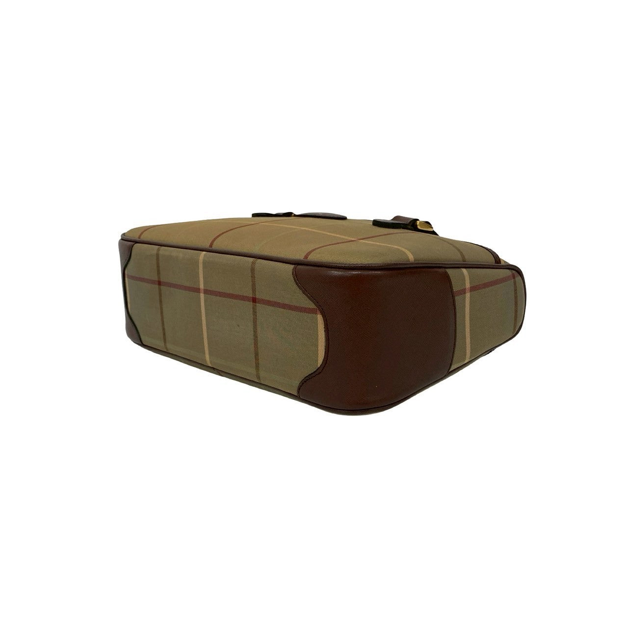 Burberrys Canvas Leather Handbag - Image 4