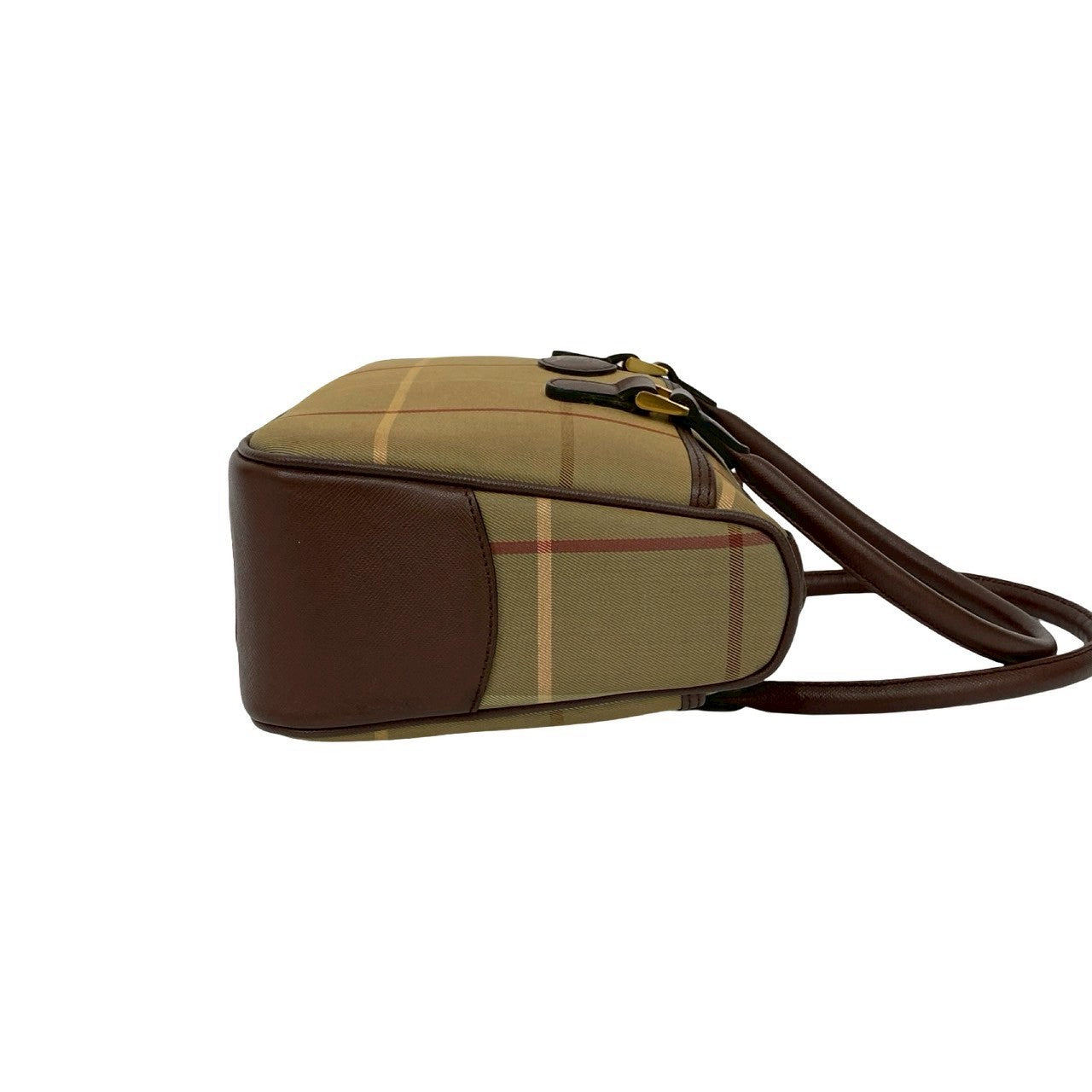 Burberrys Canvas Leather Handbag - Image 6