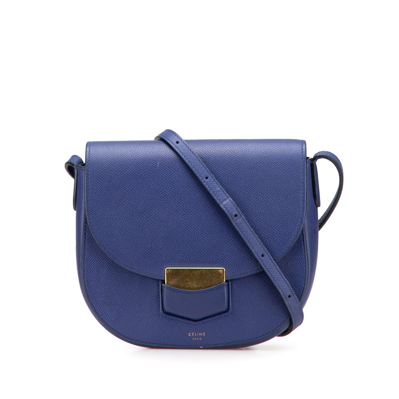 Celine Trotteur Leather Shoulder Bag - Image 16