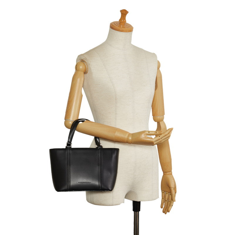 Burberry Nova Check Leather Handbag - Image 20