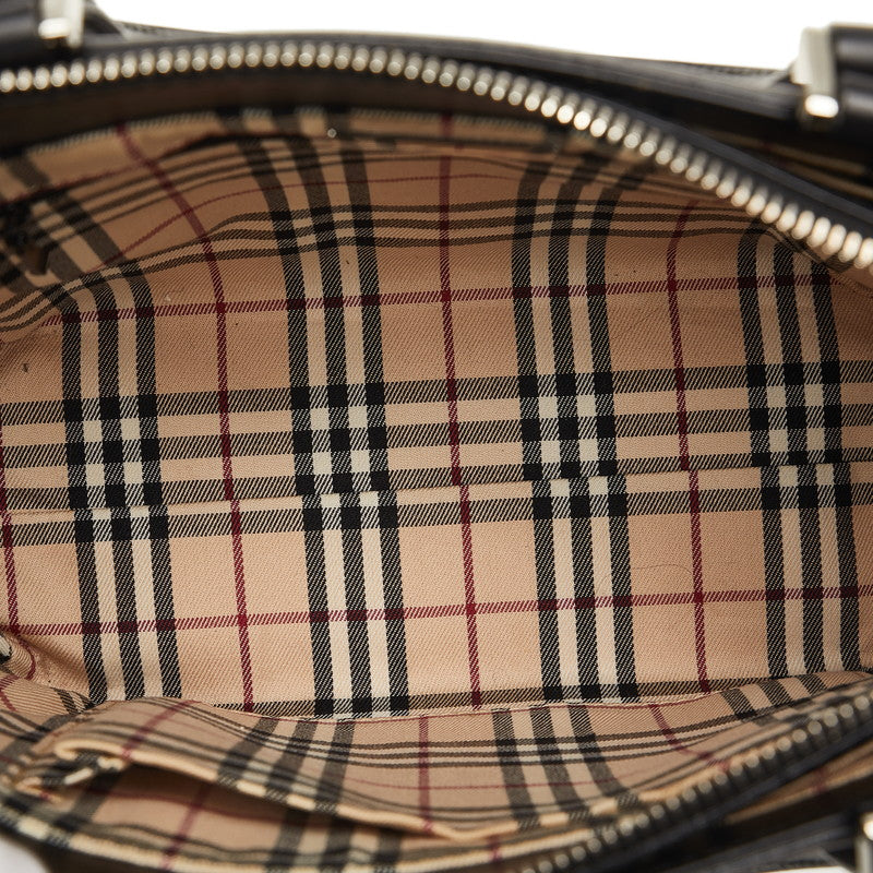 Burberry Nova Check Leather Handbag - Image 24