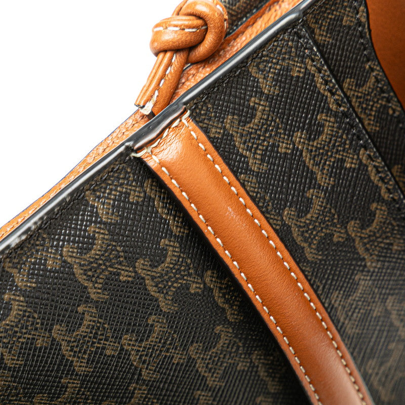 Celine Triomphe PVC Leather Shoulder Bag - Image 11