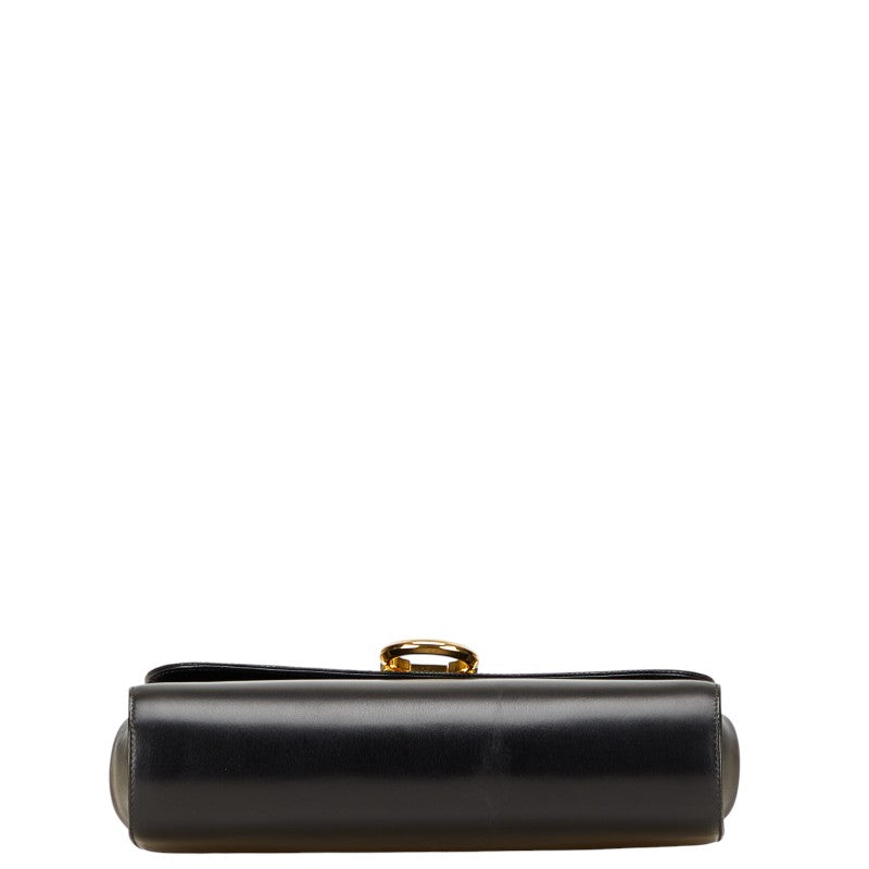Salvatore Ferragamo Gancini Leather Shoulder Bag - Image 17