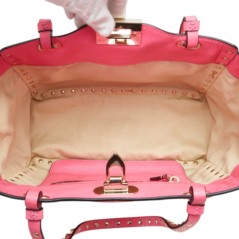 Valentino Rockstuds Leather 2way Bag - Image 13