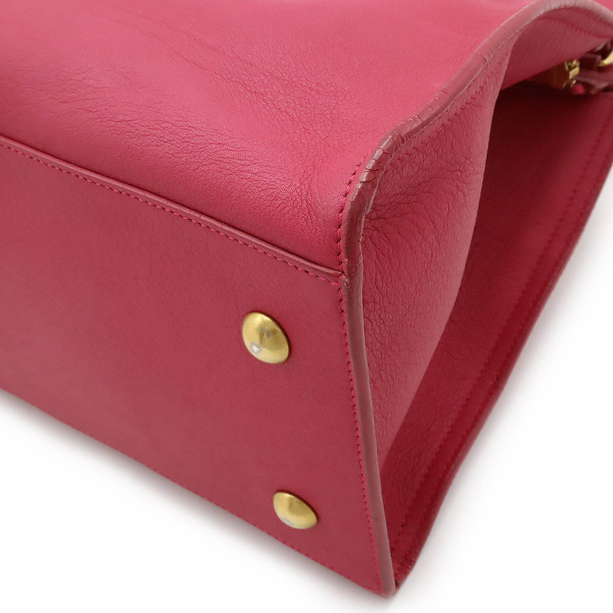 Saint Laurent Paris Leather Y Ligne Petit Cabas 2way Bag 311210 - Image 3