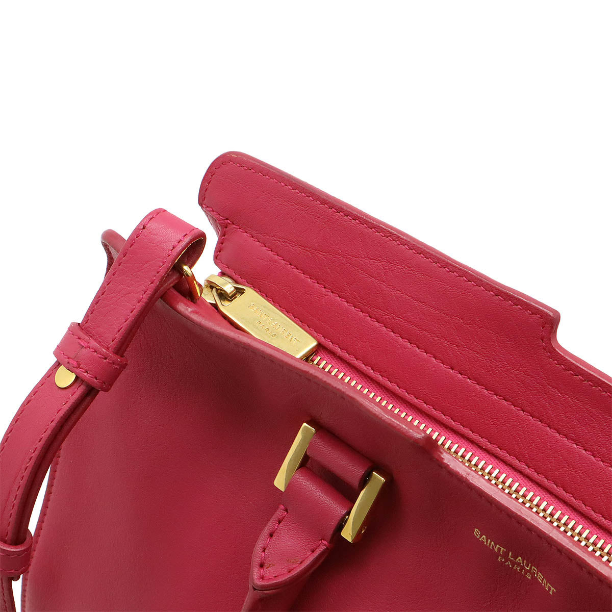 Saint Laurent Paris Leather Y Ligne Petit Cabas 2way Bag 311210 - Image 5