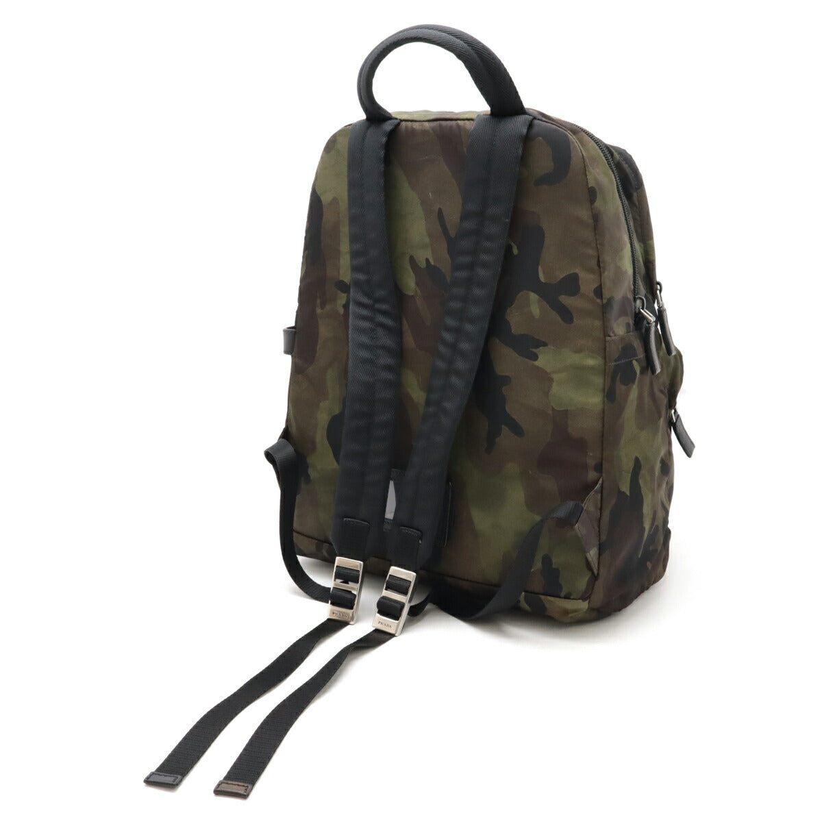 Prada Nylon Triangle Logo Backpack VZ0051 Camouflage - Image 2