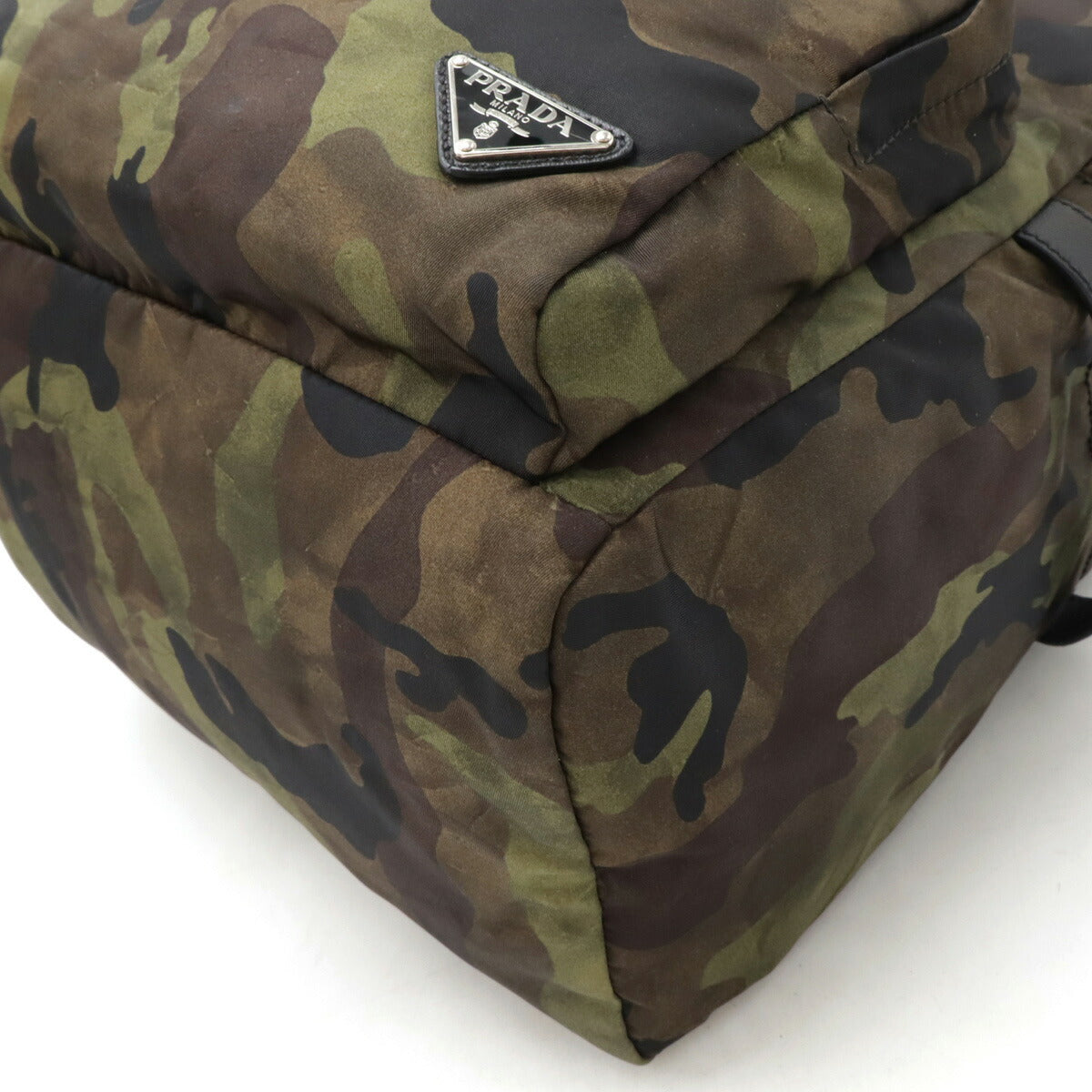 Prada Nylon Triangle Logo Backpack VZ0051 Camouflage - Image 3