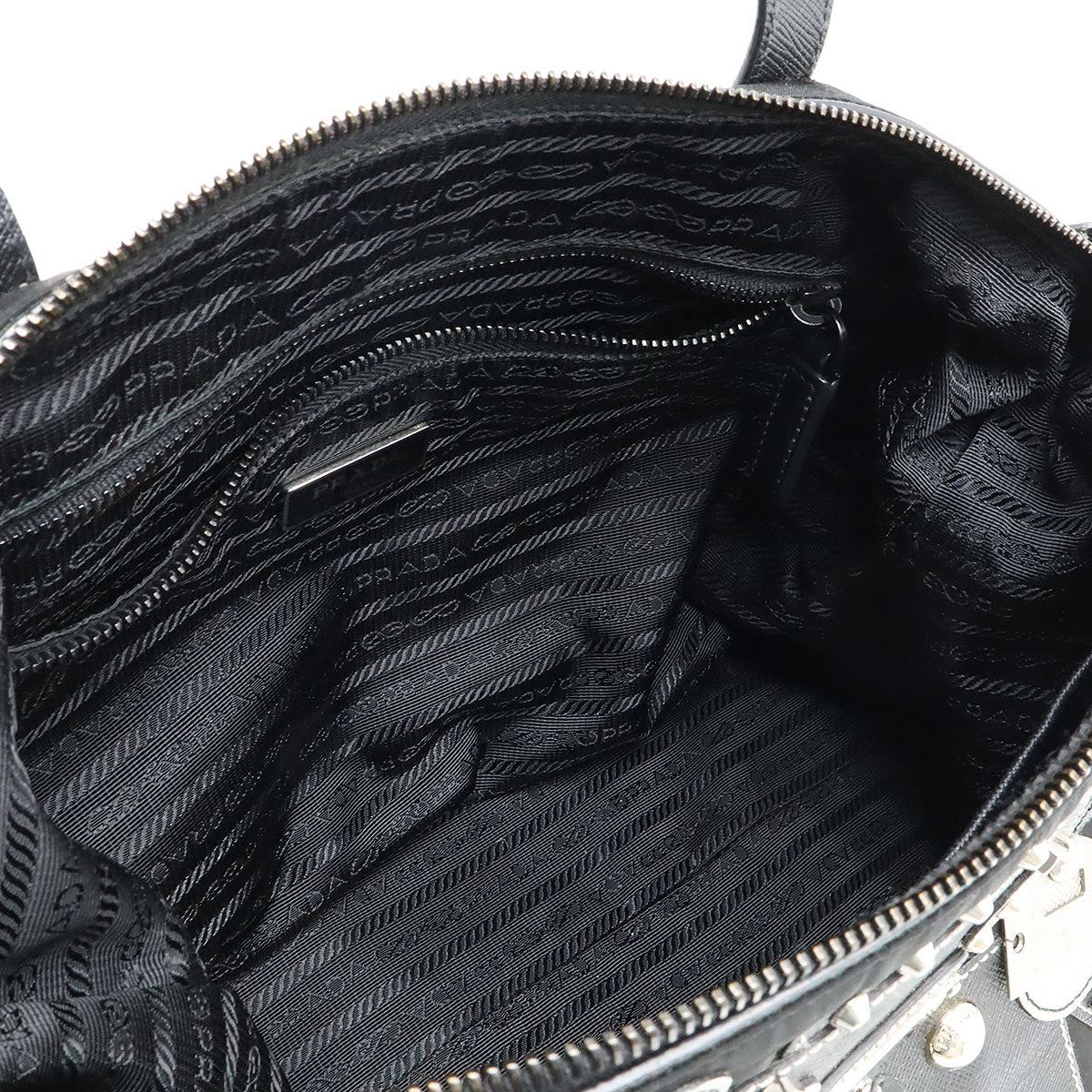 Prada Robot Triangle Logo 2way Handbag - Image 8