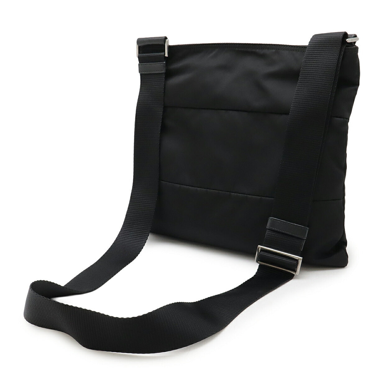 Prada BT0741 Nylon Leather Shoulder Bag - Image 2