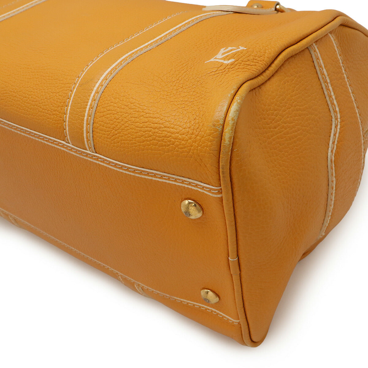 Louis Vuitton Tobaco Leather Travel Bag - Image 3