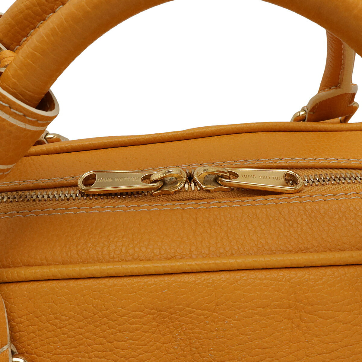 Louis Vuitton Tobaco Leather Travel Bag - Image 4