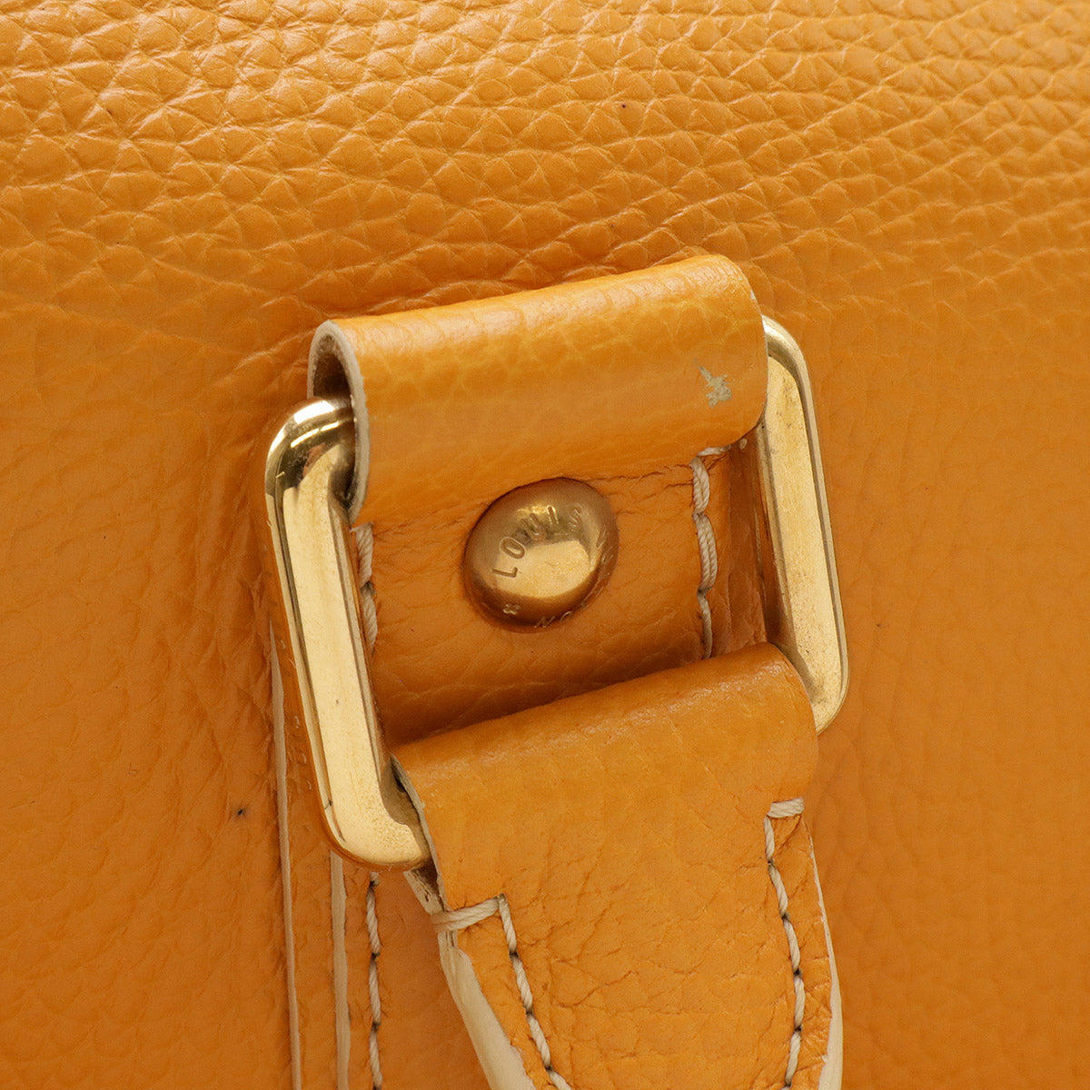 Louis Vuitton Tobaco Leather Travel Bag - Image 6