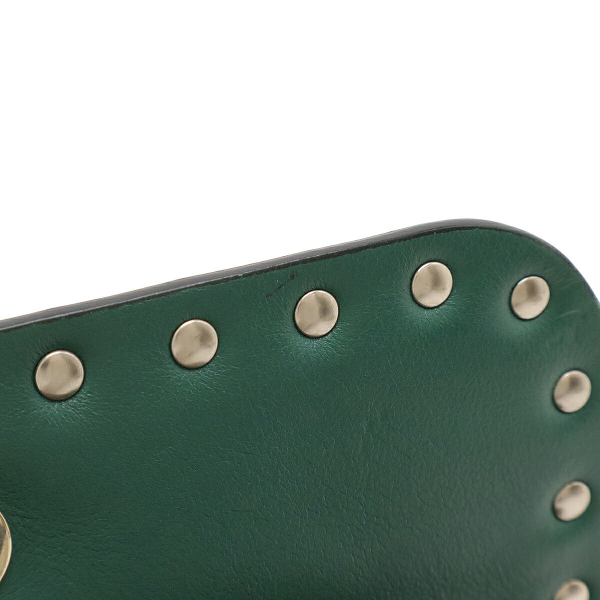 Valentino Garavani Rockstuds Leather Canvas Shoulder Bag - Image 9