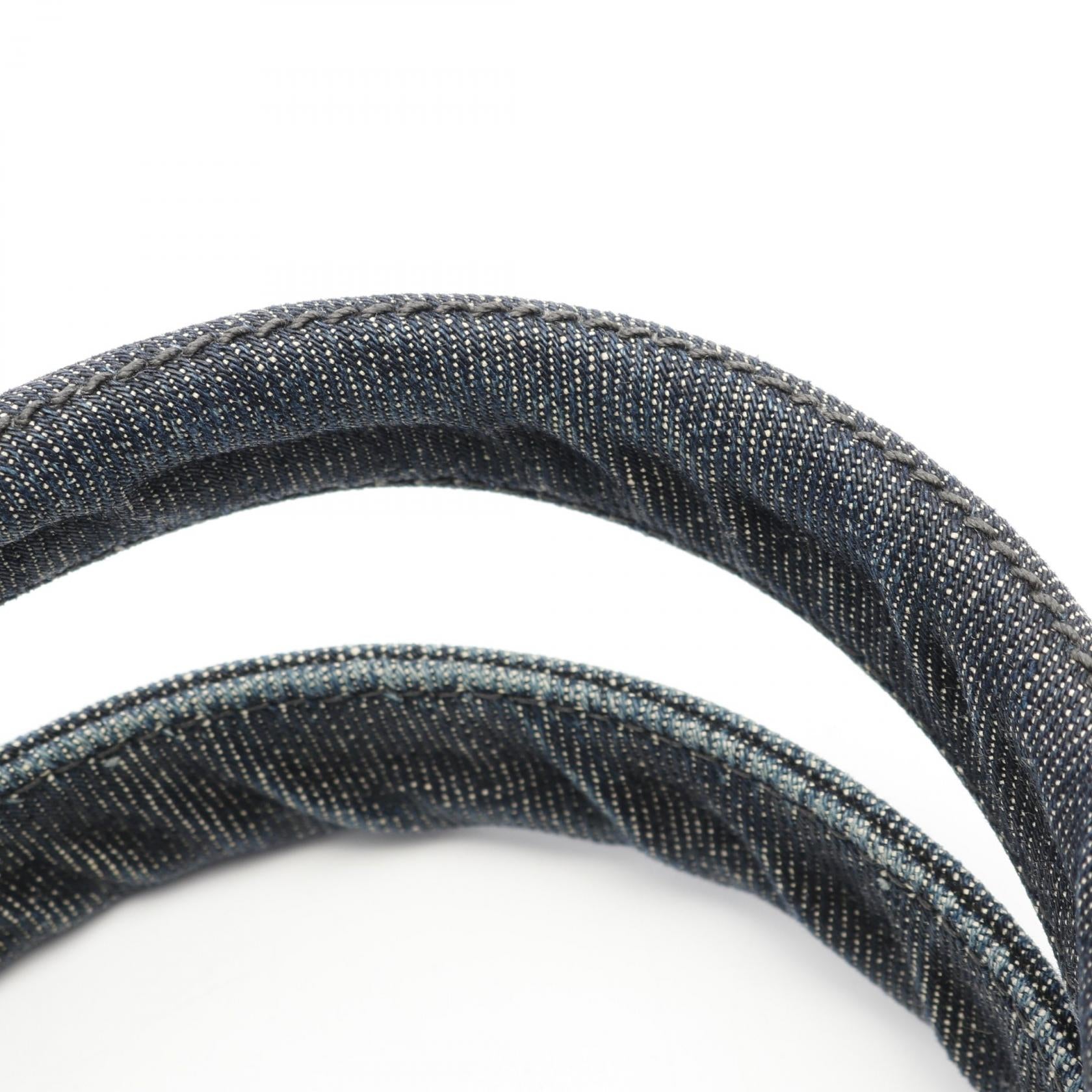 Prada CANAPA DENIM Tote Bag - Image 5