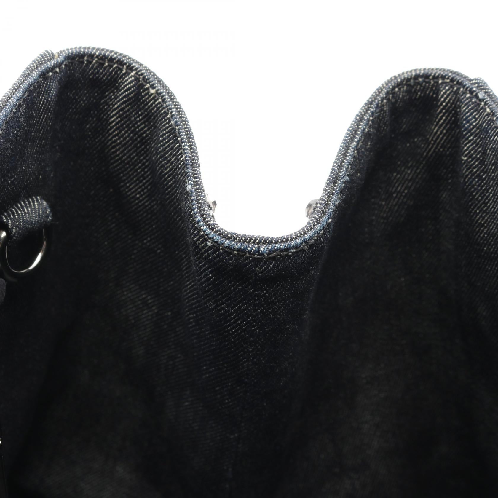 Prada CANAPA DENIM Tote Bag - Image 9