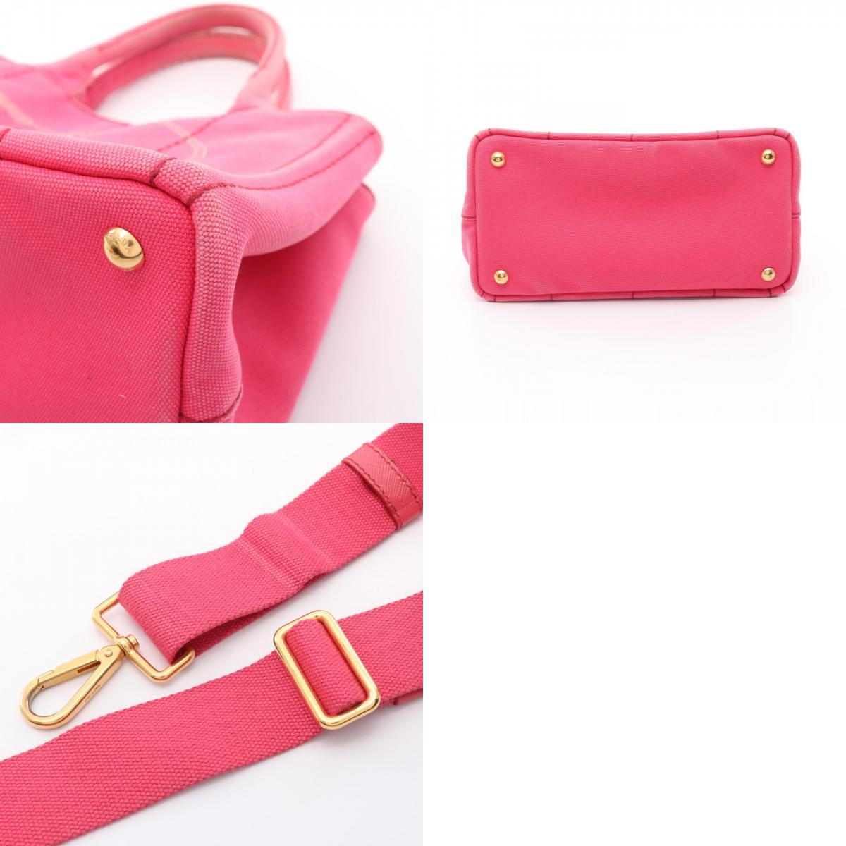 Prada Canapa Canvas Tote Bag - Image 2