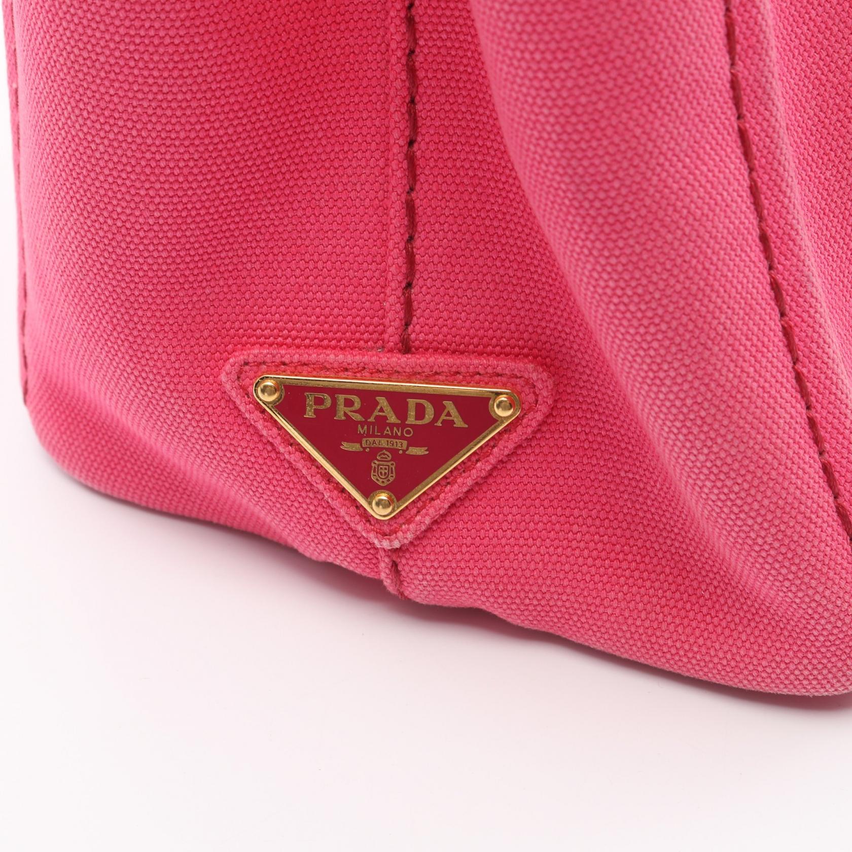 Prada Canapa Canvas Tote Bag - Image 10
