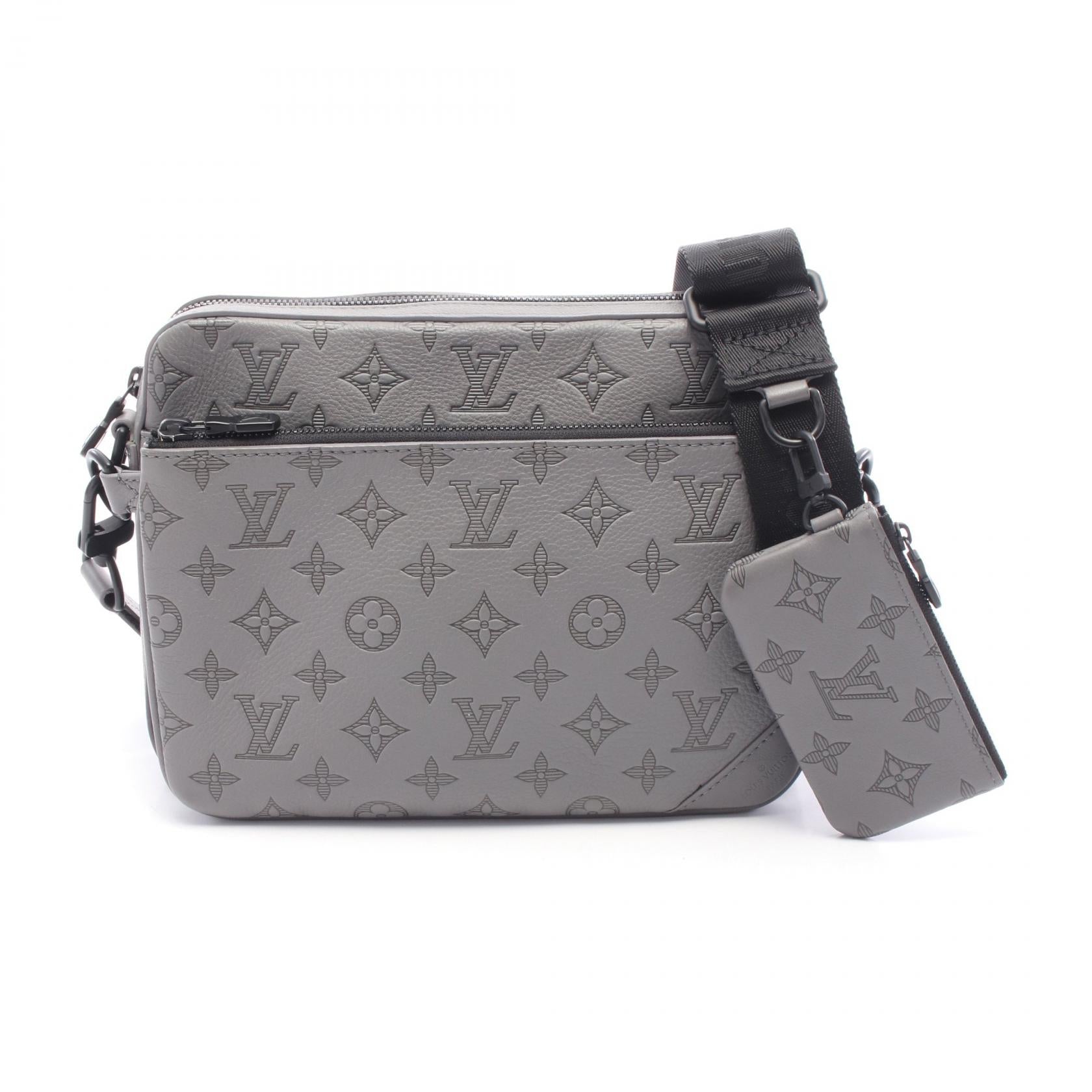 Louis Vuitton Trio Messenger Monogram Shadow Shoulder Bag