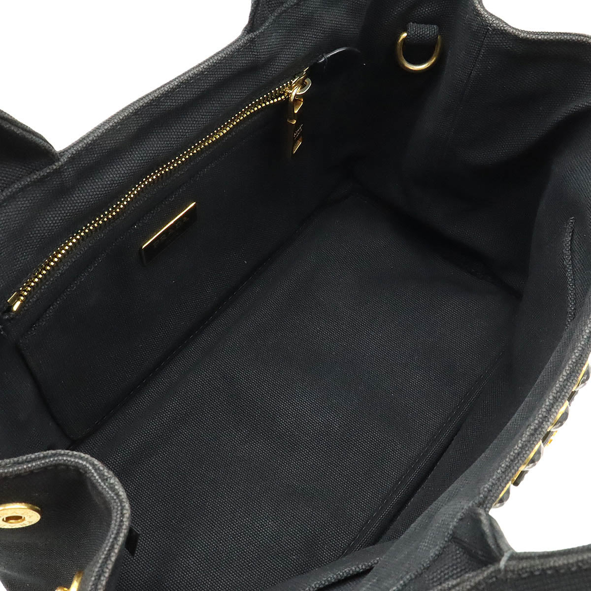 Prada Canapa Canvas Tote Bag - Image 17