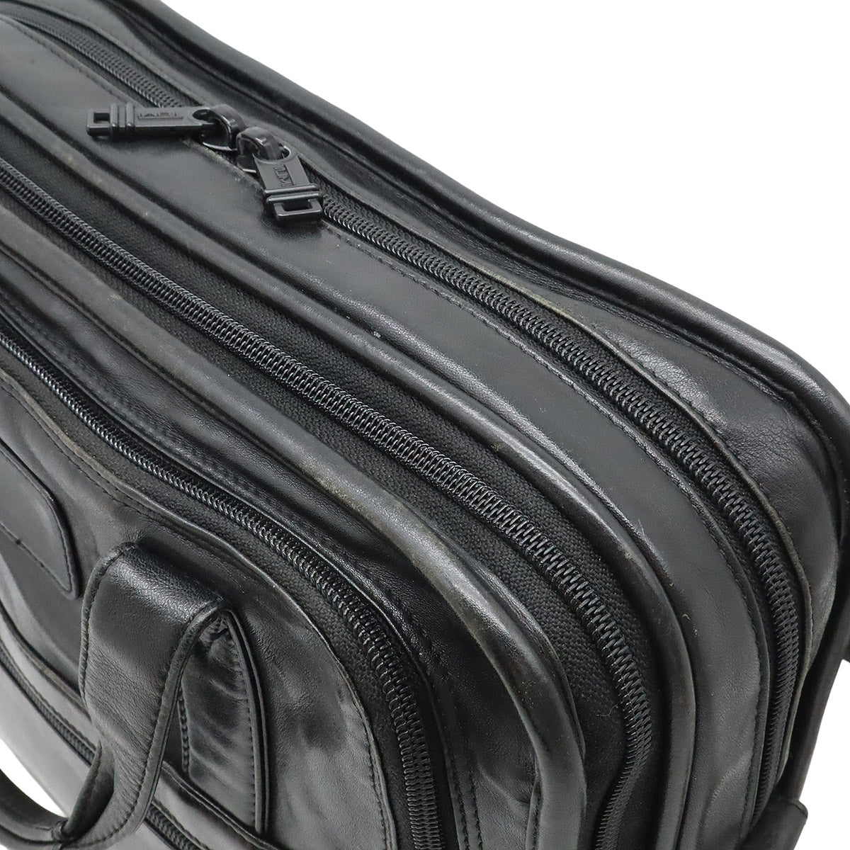 Tumi Leather 2way Briefcase - Image 5